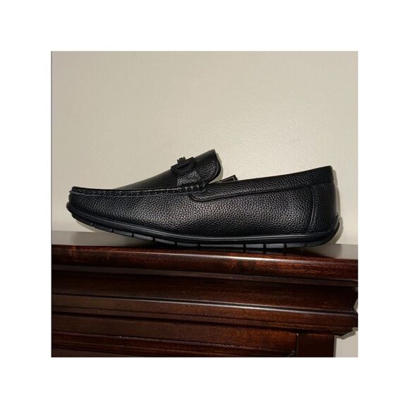 Beverly Hills PC 12 Black BRUNSWICK Faux Leather Loafers Driver Moccasins main image 5
